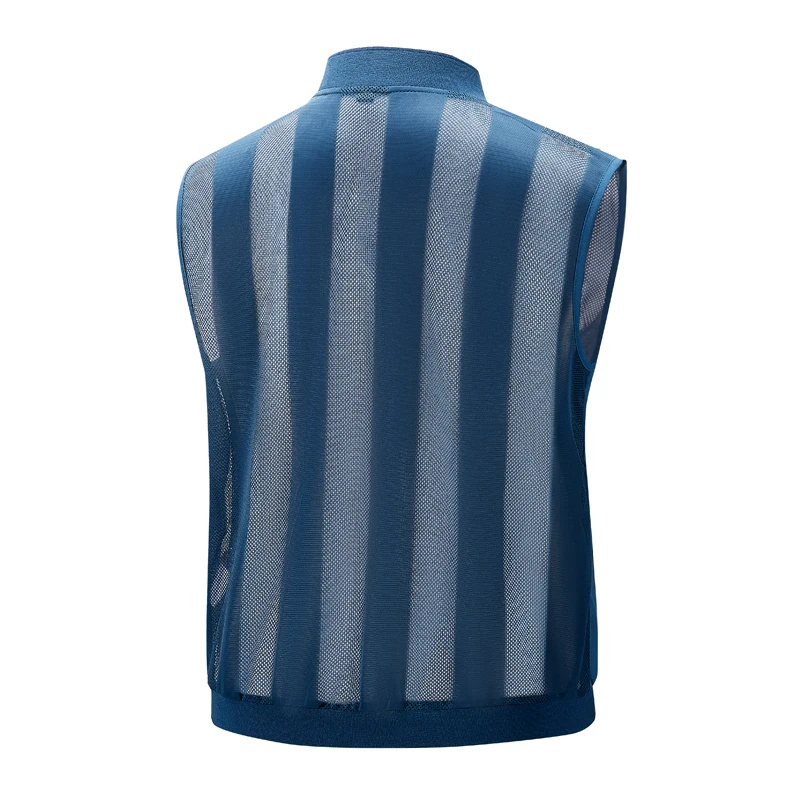 2025 Men Tank Tops Mesh Hollow Out Solid V Neck Sleeveless Summer Male Vests Streetwear Transparent Fashion Men Clothing