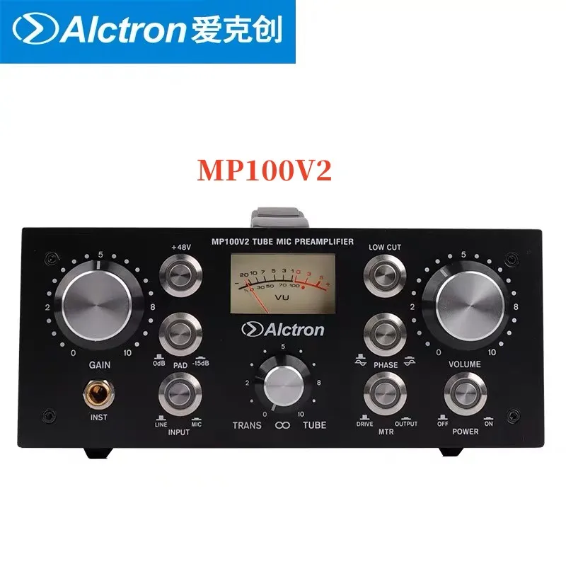 

Alctron MP100V2 recording studio tube&fet mic preamplifier with multi-function knobs,amplify each signal carefully pre amp