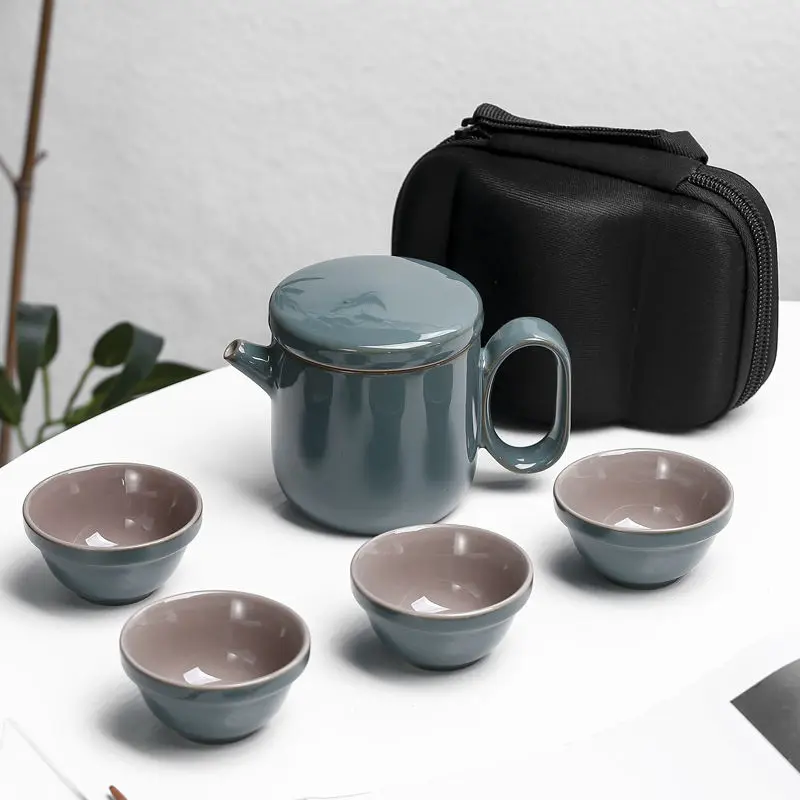 Upscale Tea Sets Ceramic Kung Fu Teaset Teacup Porcelain Service Gaiwan Tea Cups Mug of Tea Ceremony Teapot