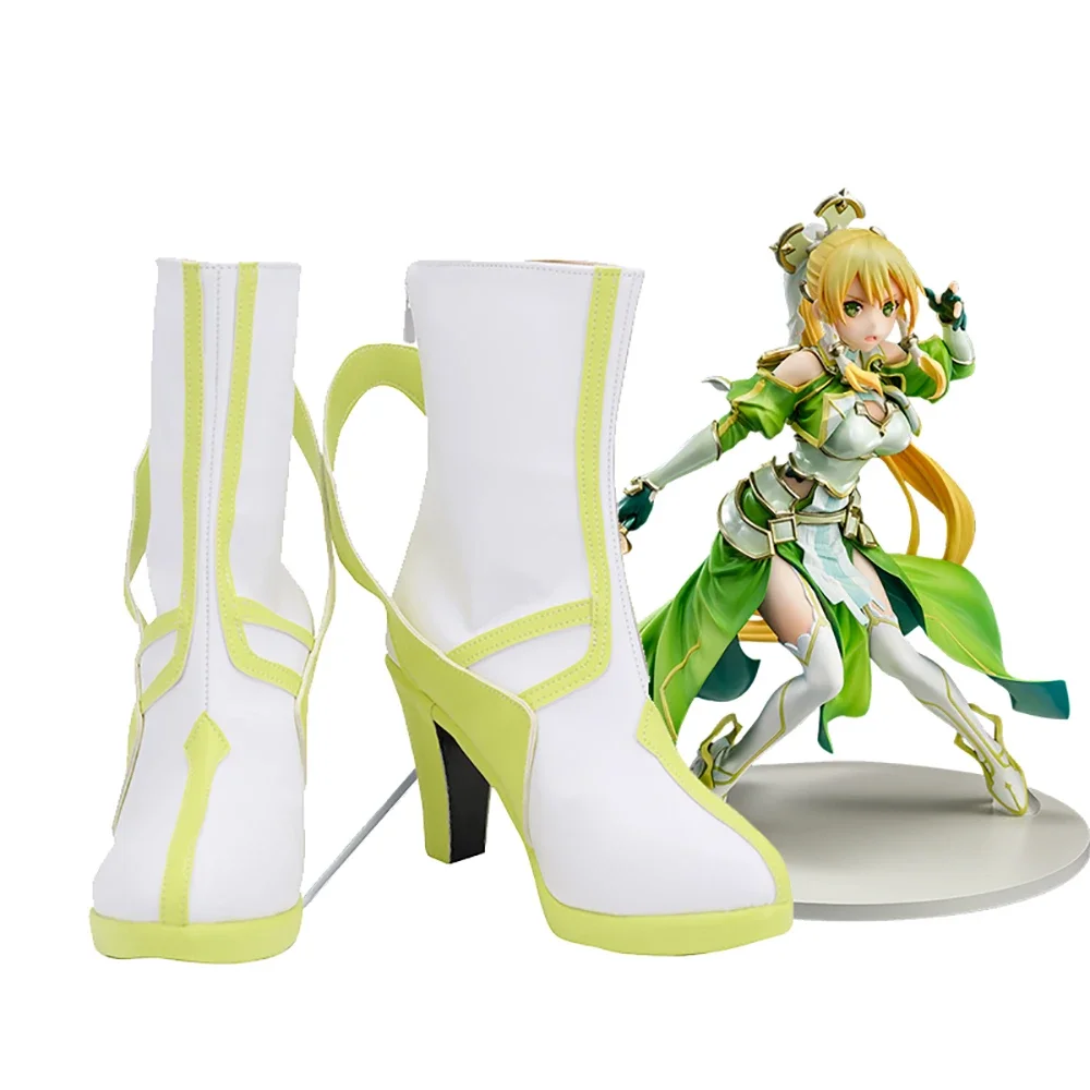 

Sword Art Online Alicization Leafa Cosplay Boots High Heel White Shoes Custom Made