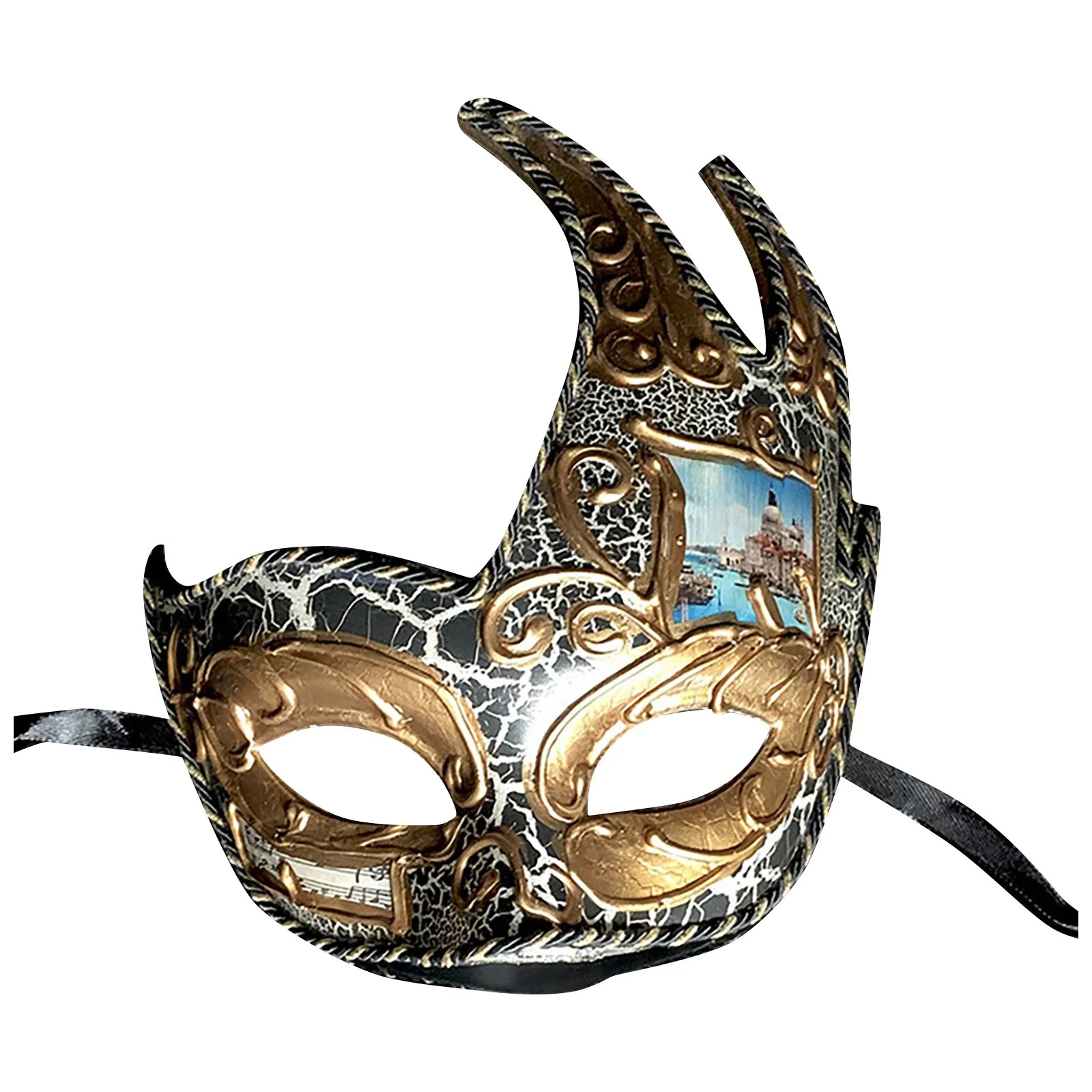 Adult Masquerade Mask Women Men Venice Party Cosplay Vintage Mask Princess Half Face Mask Carnival Supplies