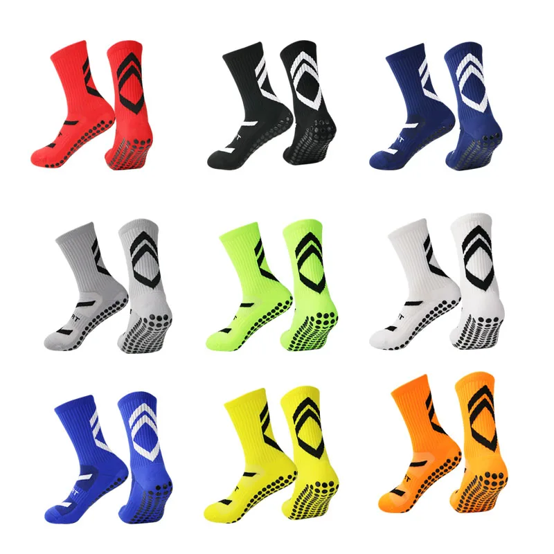 

Soccer Sport Anti Socks Men Slip Grips Crew Football Socks Cycling Running Socks