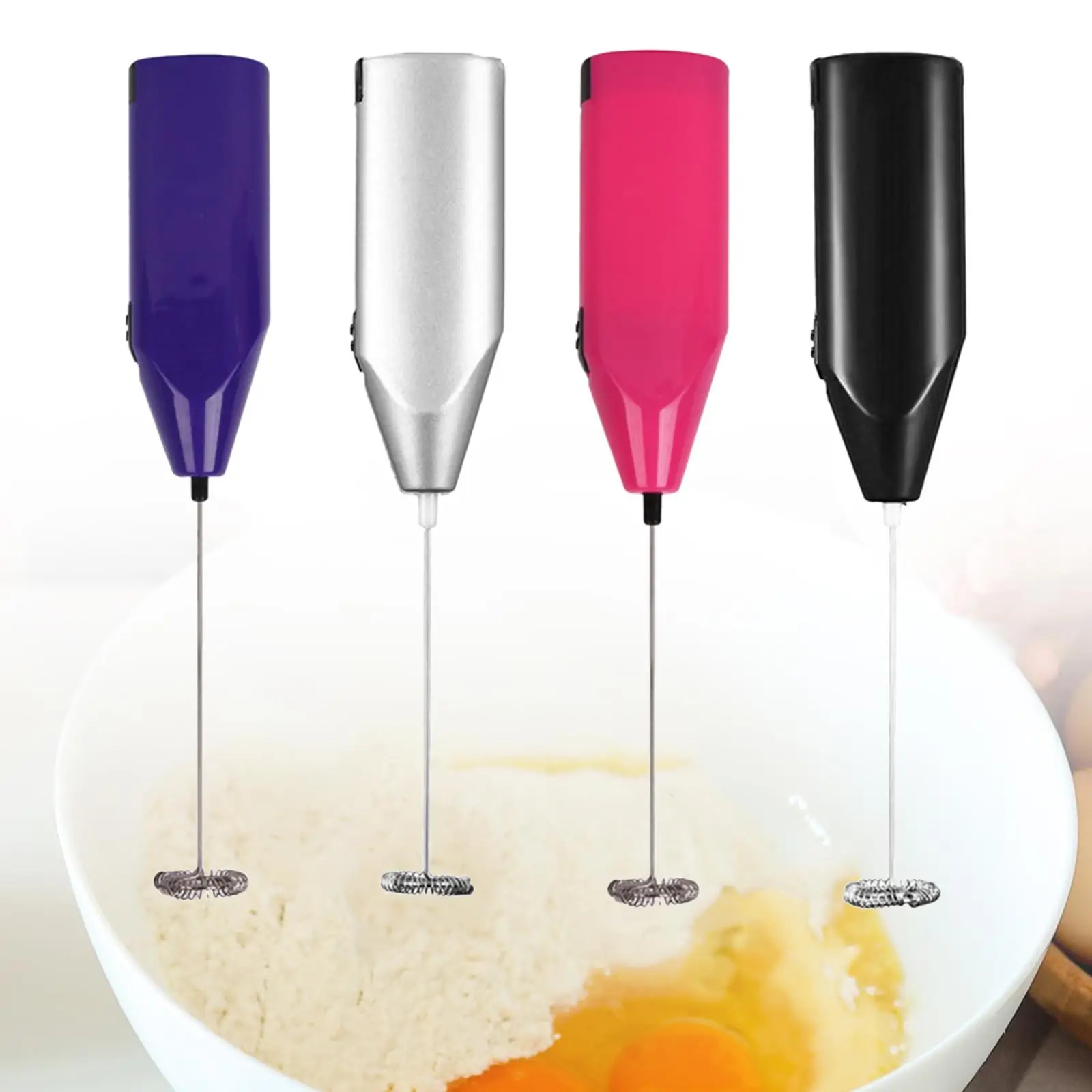 Milch auf schäumer Getränke mischer Schaum hersteller Schneebesen Edelstahl Feder kopf Schneebesen