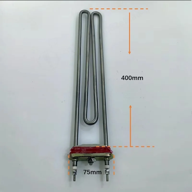 220‑240V 50Hz 4000W Stainless Steel Washer Heating Tube, Replacement Heating Element With Sensor For Washing Machine