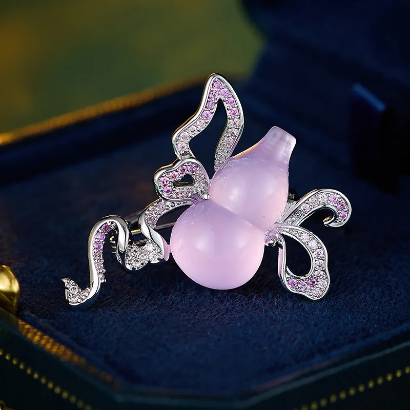 جديد النمط الصيني زركون كاميليا القرع بروش للنساء ضوء تصميم فاخر الراقية الملابس والاكسسوارات دبابيس هدية