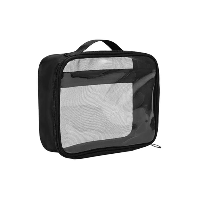

E8FB Travel Toiletry Bag Transparent PVC Makeup Bag Travel Cosmetic Bag with Zipper