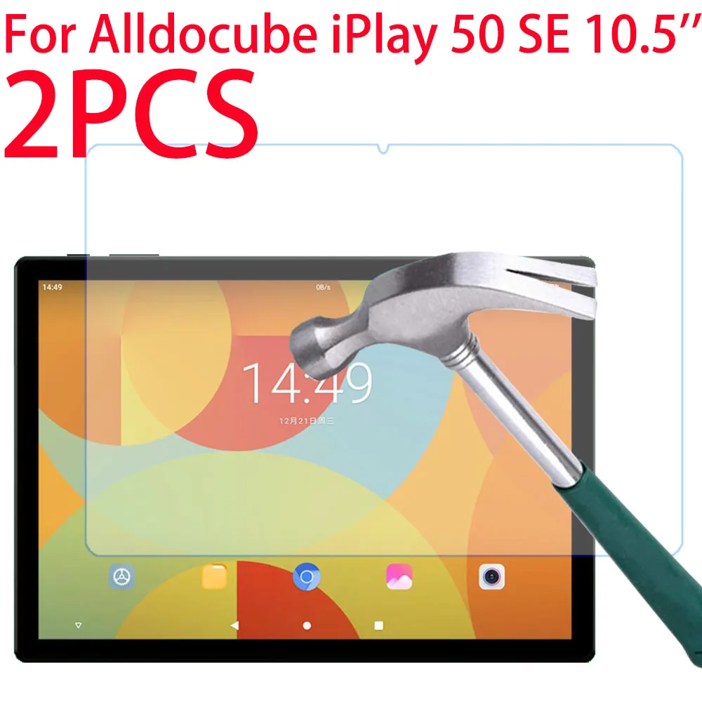 

2PCS Tempered Glass For Alldocube iPlay 50 SE 10.5 inch Protective Film For iPlay 50SE iPlay50SE Tablet Screen Protectors