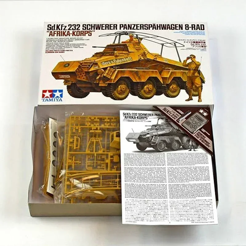

Сборочная модель TAMIYA 35297, 1/35, Sd.Kfz.232, игрушки на колесиках, комплект модели