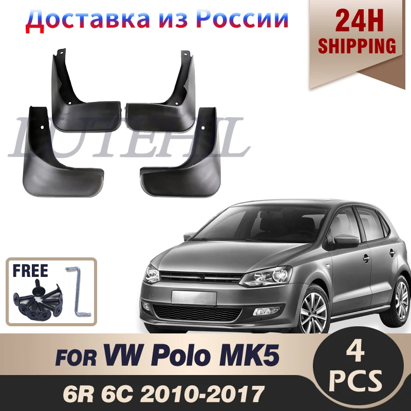 

Mud Flaps for Volkswagen VW Polo MK5 6R 6C 2010 2011 2012 2013 2014 2015-2017 Mudguards Fender Splash Guards Car Accessories