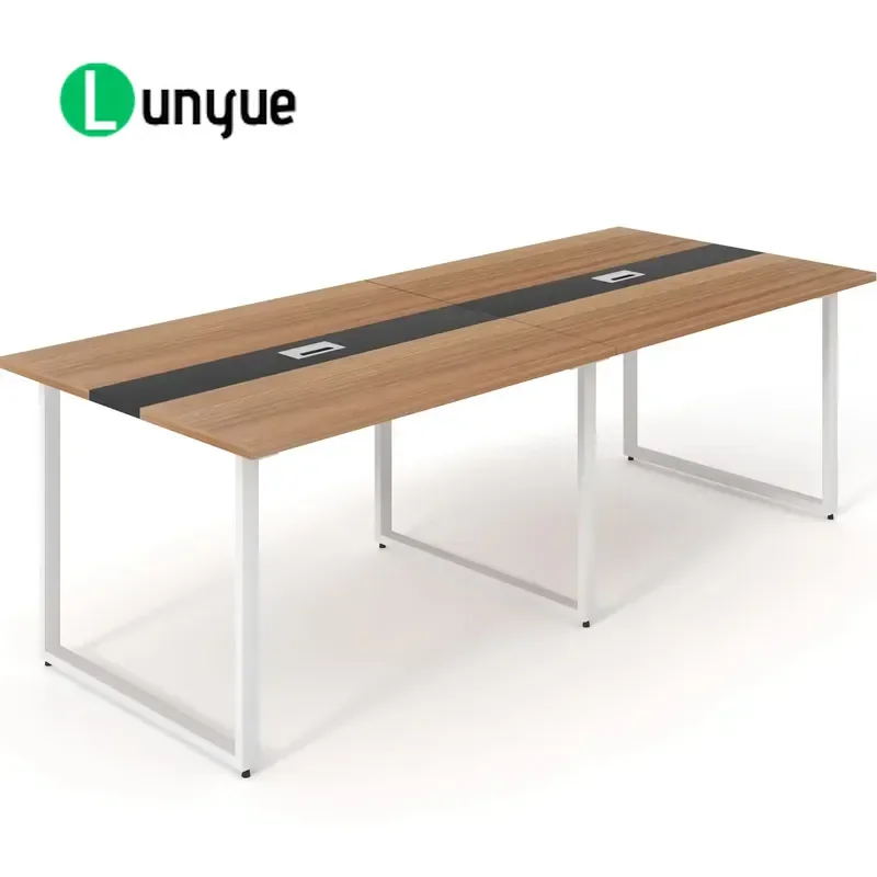 Multifunctional Wooden Conference Table Modern Office Meeting Desk Durable Business Furniture for Boardroom Training Room