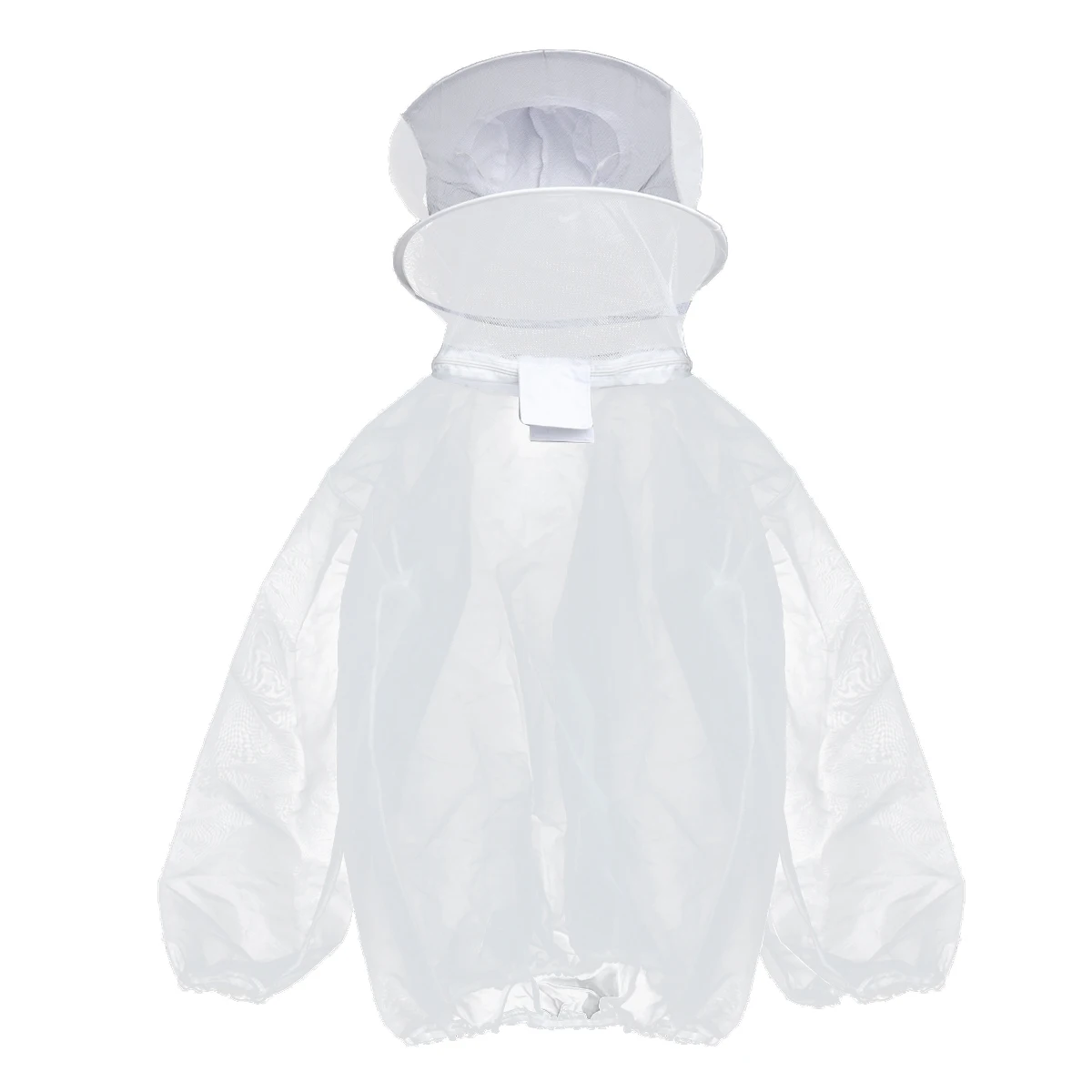 

Breathable Beekeeping White Protective Coat With Round Veil Beekeeping Clothing Unisex Design Comfortable For Beekeepers