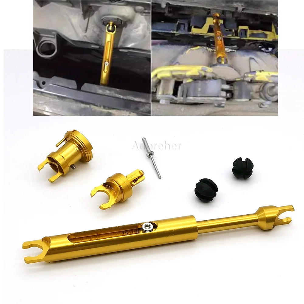 1PC Silver/Gold Car Bonnet Release Lock Latch Catch Repair Set Fit For Ford Focus 2 MK2 Accessories