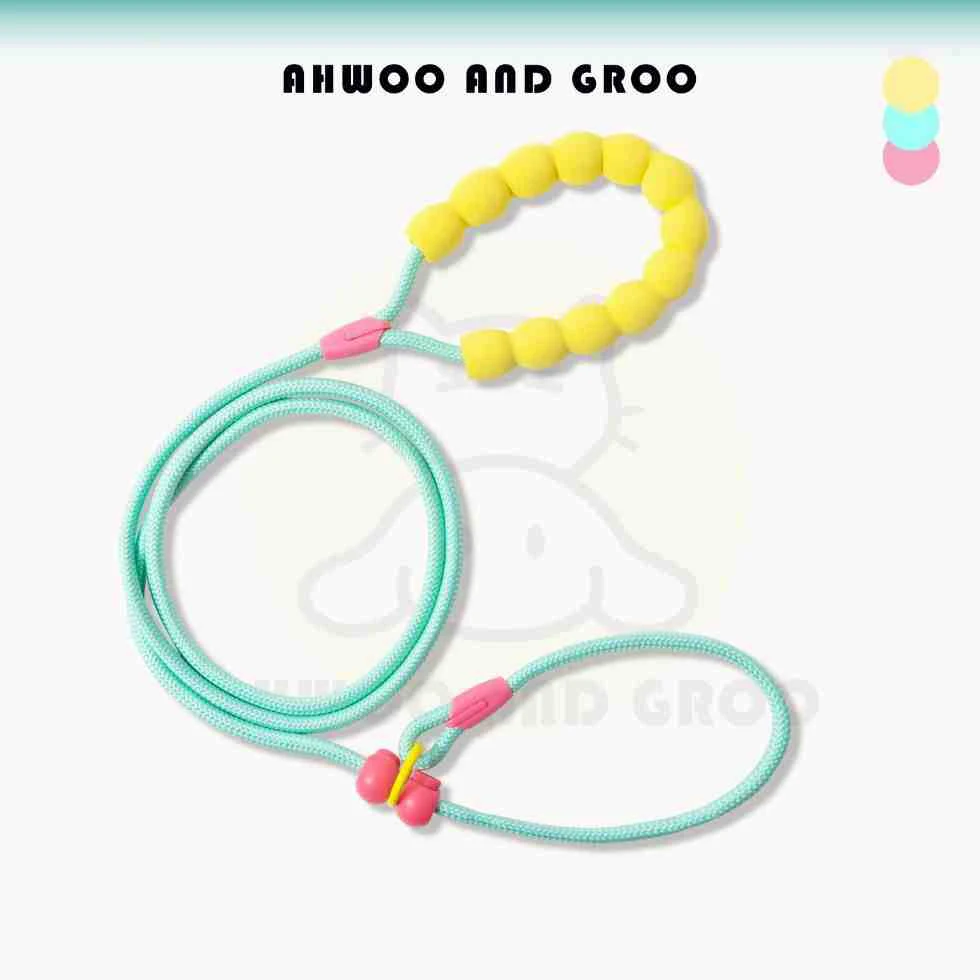 150 cm rundes Trainingseil für Hunde, leichtes Nylon-P-Kettenhalsband, verstellbar für kleine und mittelgroße Hunde, Gehleine, Heimtierbedarf – Detail 18