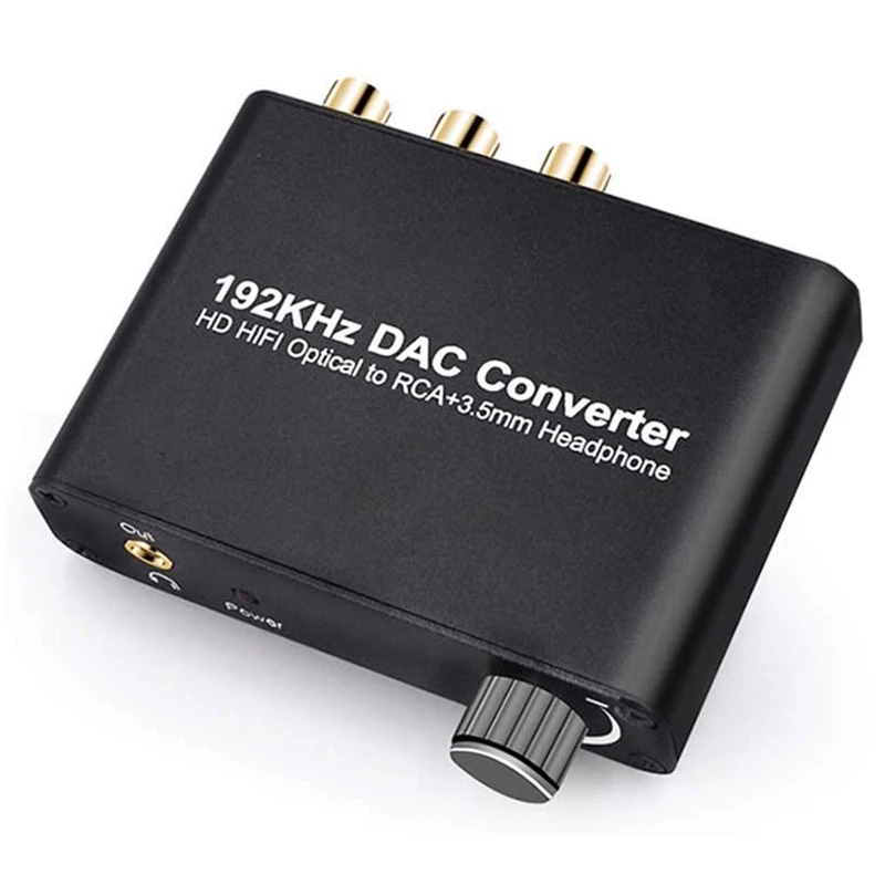 Convertidor DAC de 5,1 canales, decodificador de Audio óptico Digital Coaxial Toslink a RCA, Conector de 3,5 Mm, soporte para DOLBY AC-3 DTS 5,1 2.0CH