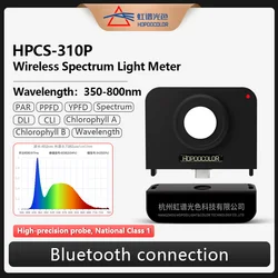 ソフトウェア、光検査センサー、ppfd、パフォーマンス、HPCS-310Pを備えたluxスペクトルメーター