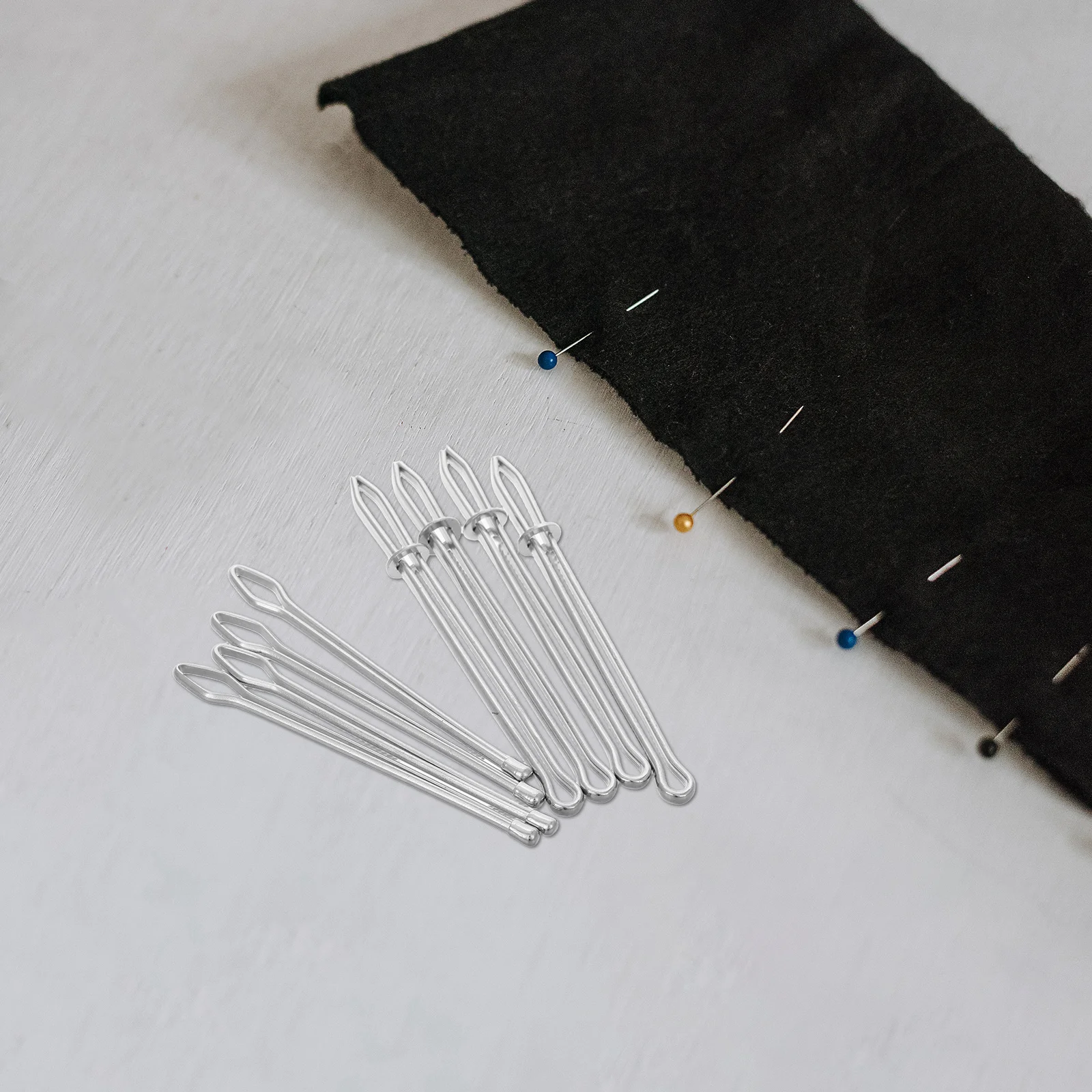 

8Pcs Round Head Threader Cord Rope Threading Tool Sewing Threader DIY Drawstring Thread Guide Household Threading Tool