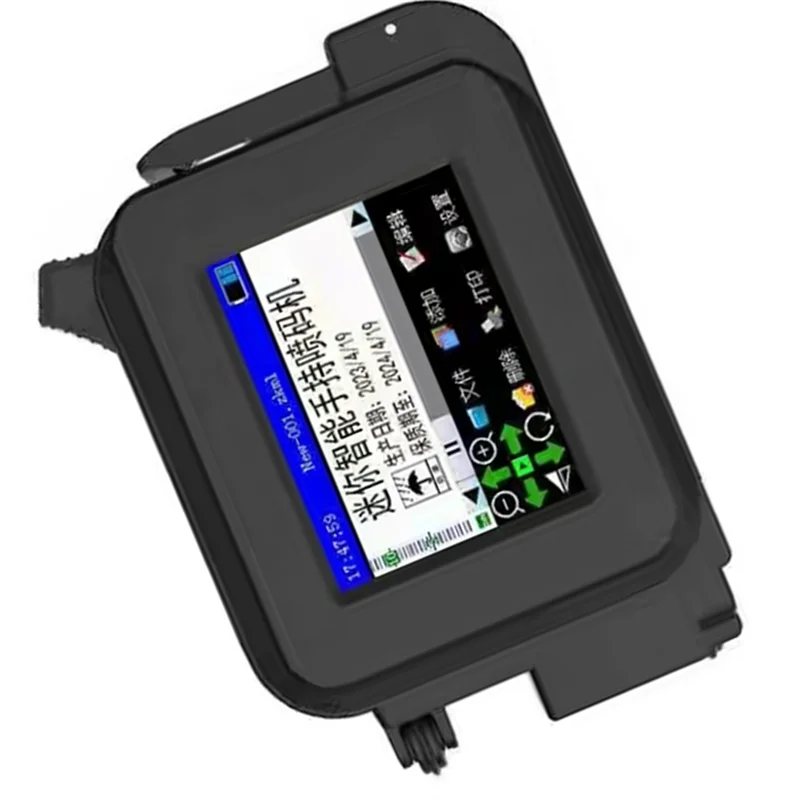 Stampante a getto d'inchiostro portatile ingegnosa 12,7 mm Mini stampante portatile Testo QR Codice a barre Immagine Numero lotto Logo Macchina per la codifica immagini EU P