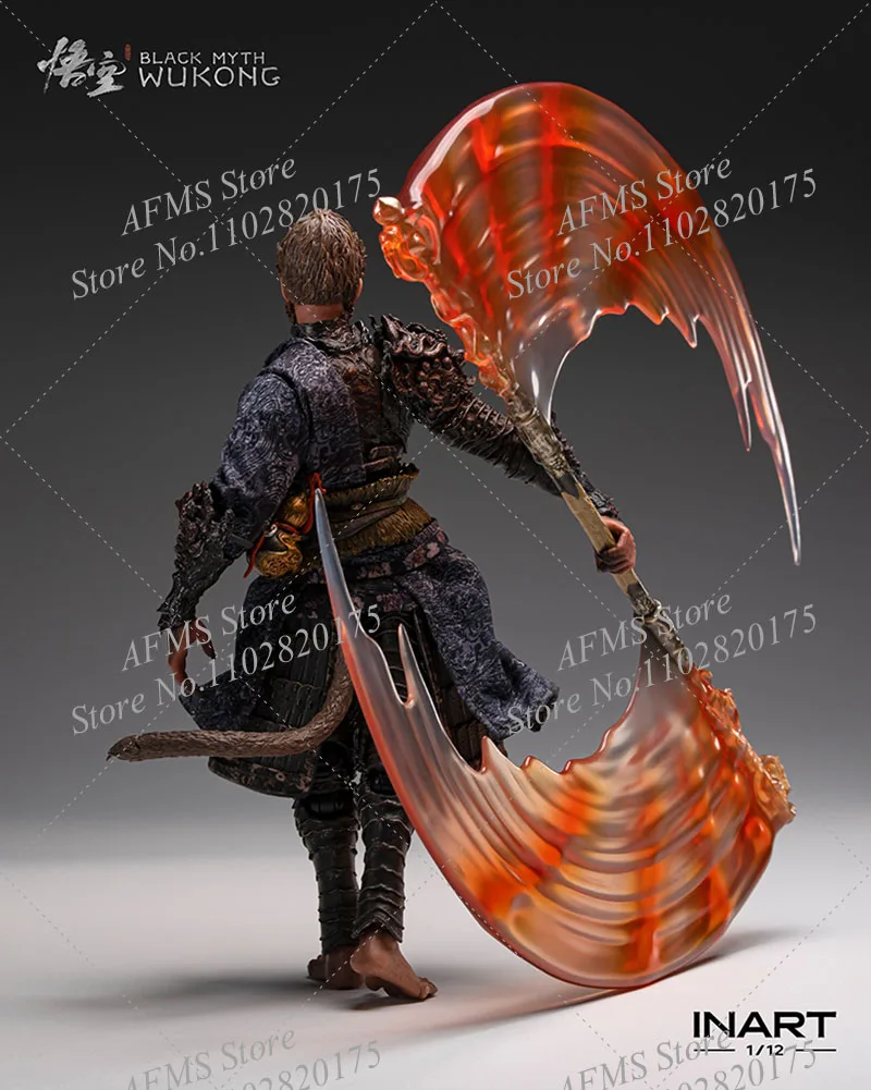 INART MAG G0002 1/12 Scale Collectible Figure Wukong ‌   The Destined One Black Myth Game Monkey King 6 "Men Soldier Action Figure