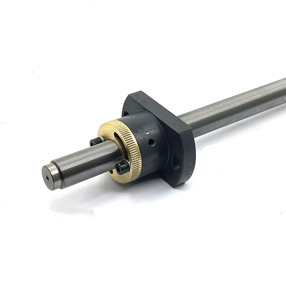 WEDM Complete Ball Screw and Nut OD20*1*416*17mm for Wire Cutting Machine