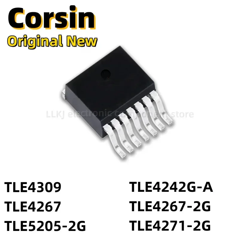 1pcs TLE4309 TLE4267 5205-2G 4242G-A TLE4267-2G TLE4271-2G TO263-7 MOS FET TO-263-7/