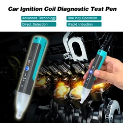 Automotive Non-dismantle Electronic Faults Detector Car Electric-Magnetic Indicator Car Ignition Coil Diagnostic Tester Test Pen