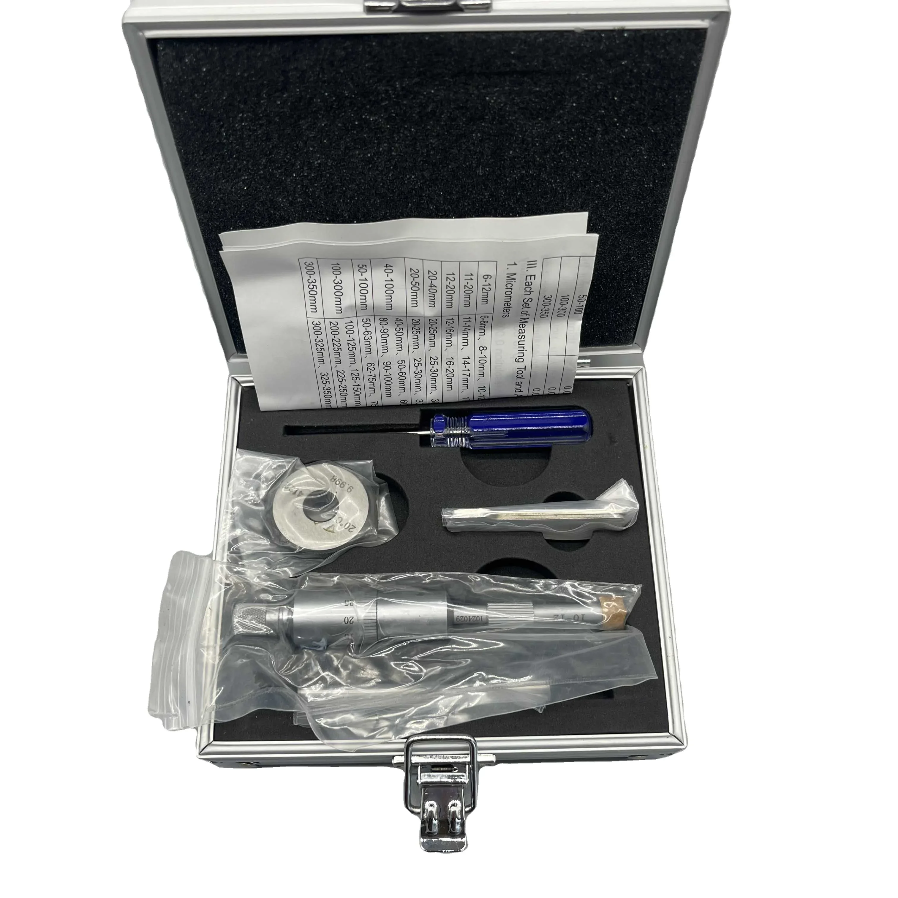 yyhcMitutoyo Style 3 Points Internal Micrometer 10-12mm Internal Micrometer Set