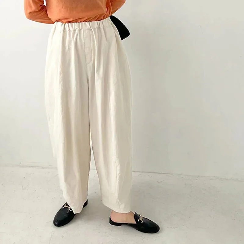 Autumn women's casual pants hip-hop pants lazy loose casual slimming solid color simple pants