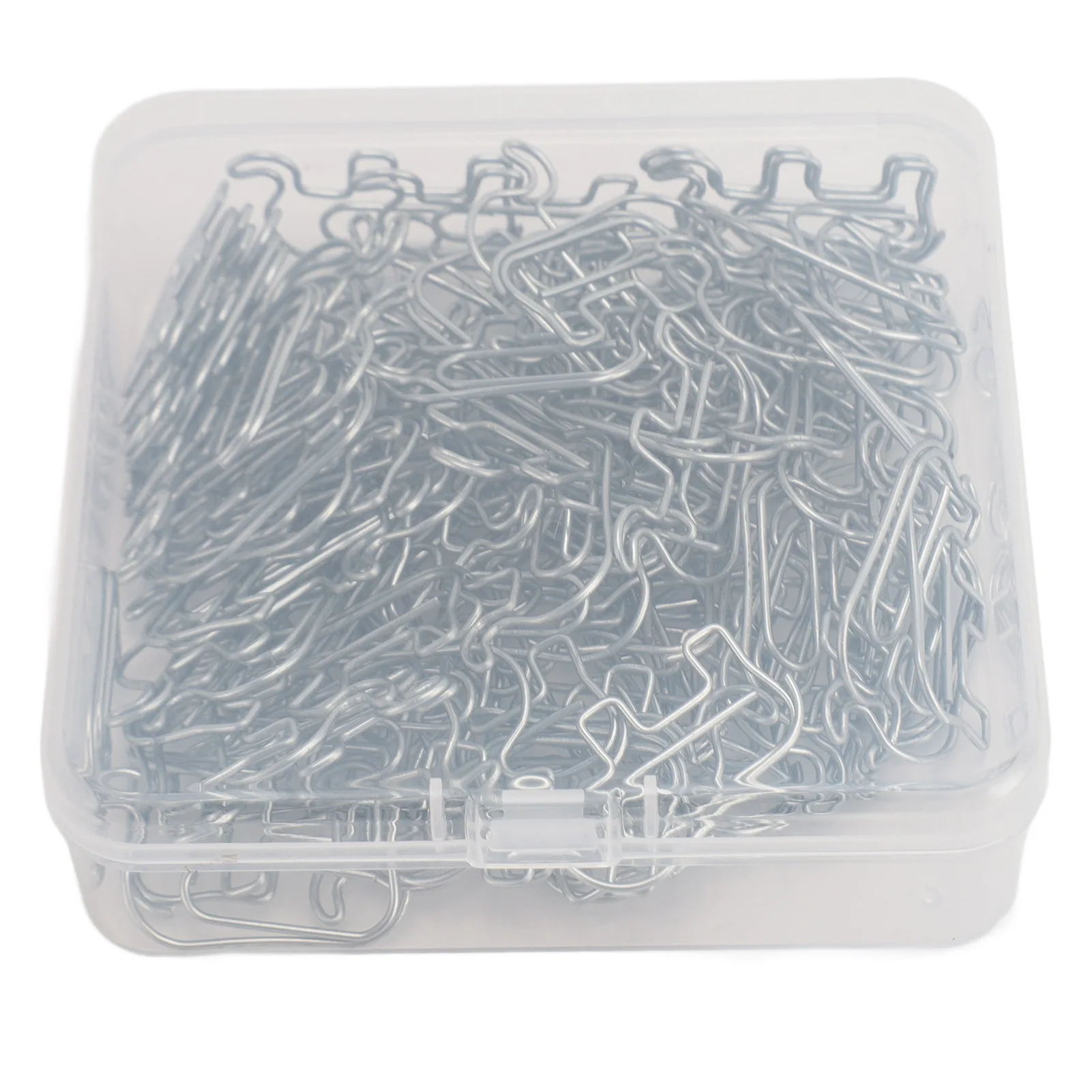 100 stuks paperclip schattige olifantvormige roestvrijstalen paperclip met opbergdoos voor fotobladwijzers diervormige paperclip
