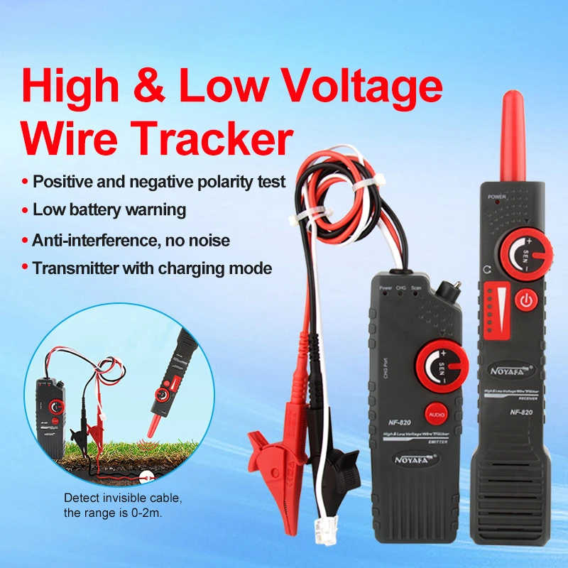 

English Version NF-820 Underground Cable Detector No Interference Wall Strength Line Finder