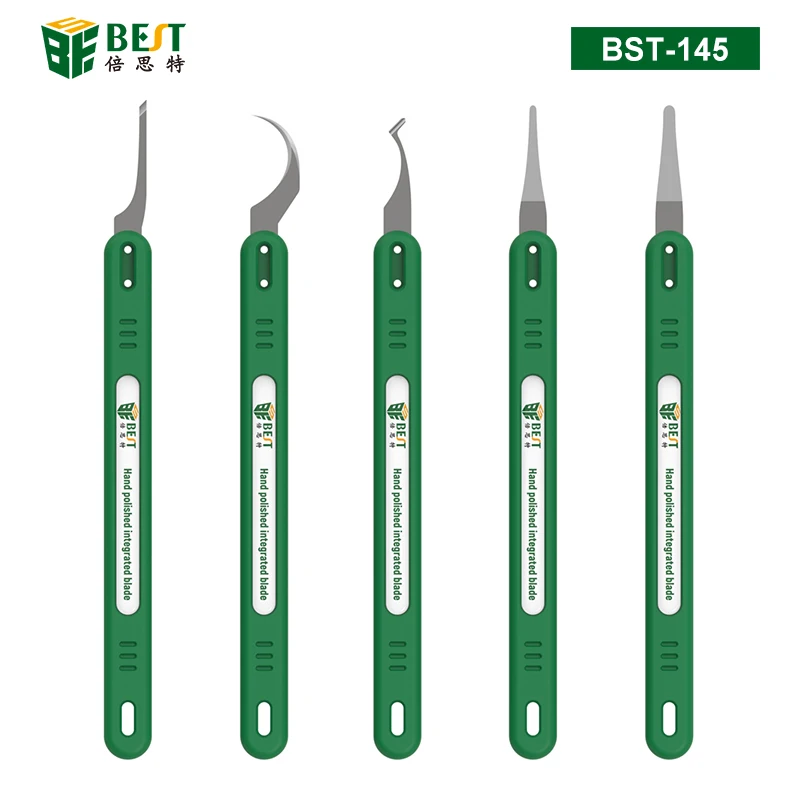 

5 in 1 Pry Tool Phone Repair Kit Hand Polishing All In One Blade Set Professional Multi Function Tool For Electronics Fixing