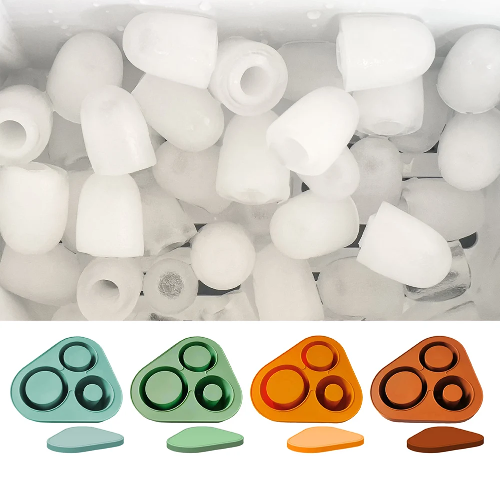 سيليكون جوفاء اسطوانة قالب الثلج آيس كيوب صانع كأس الثلج صانع صينية الثلج للفريزر آيس شرب عصير ويسكي كوكتيل