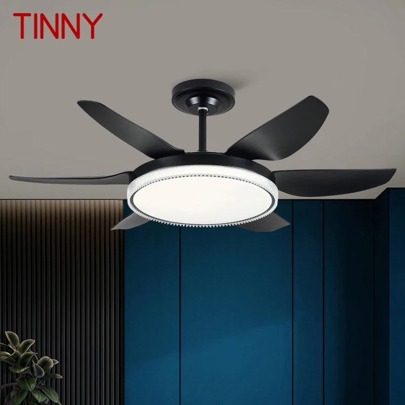 

TINNY Fan Light Nordic LED Ceiling Fan Light Modern Minimalist Restaurant, Living Room, Bedroom Commercial Electric Fan