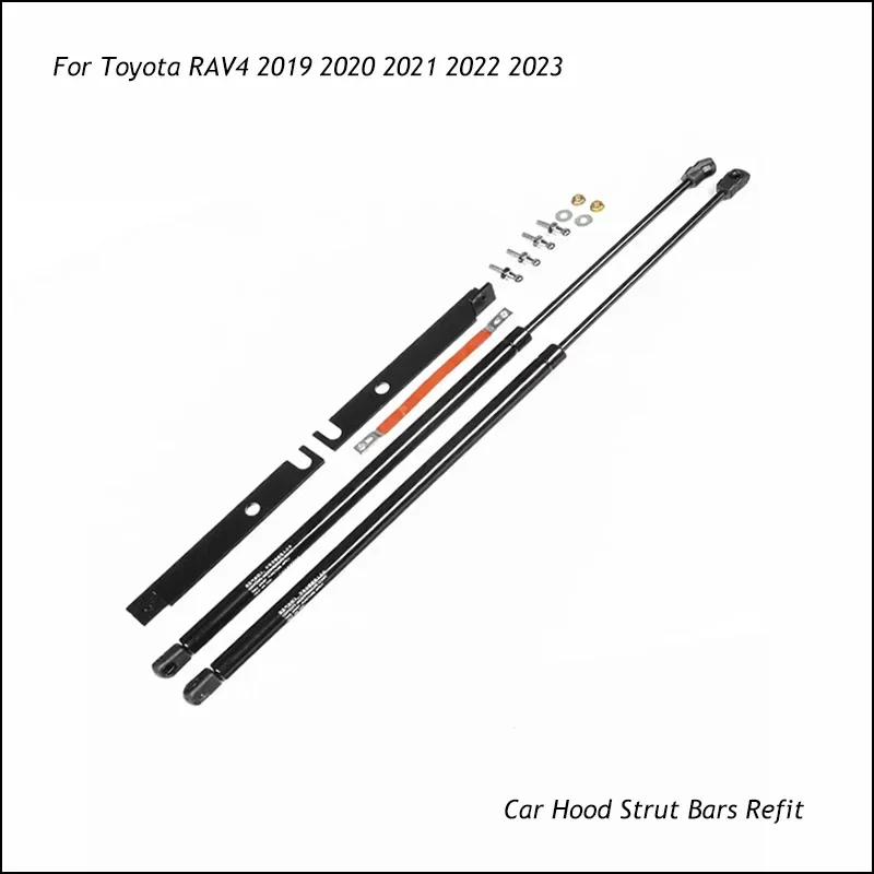 For Toyota RAV4 XA50 2019 2020 2021 2022 Car Front Hood Engine Cover Hydraulic Rod Strut Spring Shock Bars Bracket Car-Styling