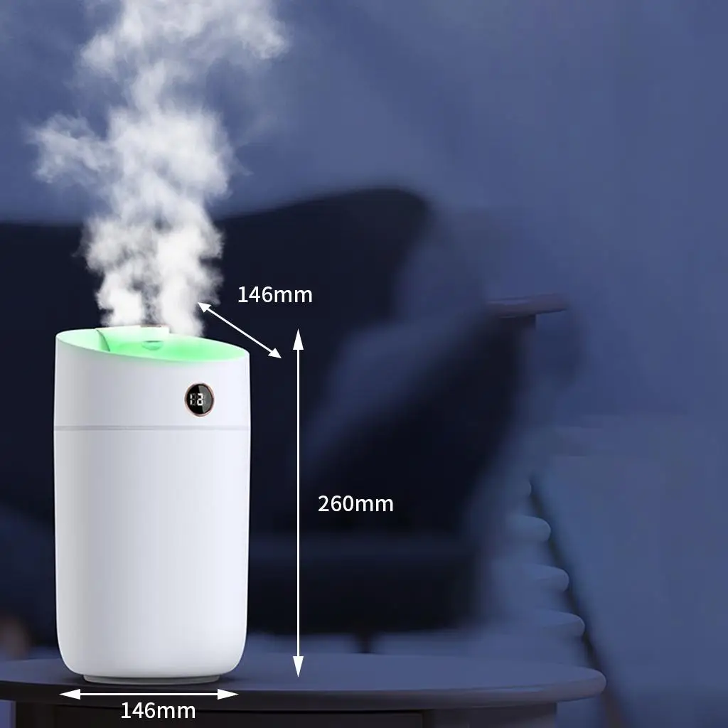 3L USB Powered Air Humidifier Aroma Essential Oil Diffuser Home Frangrance