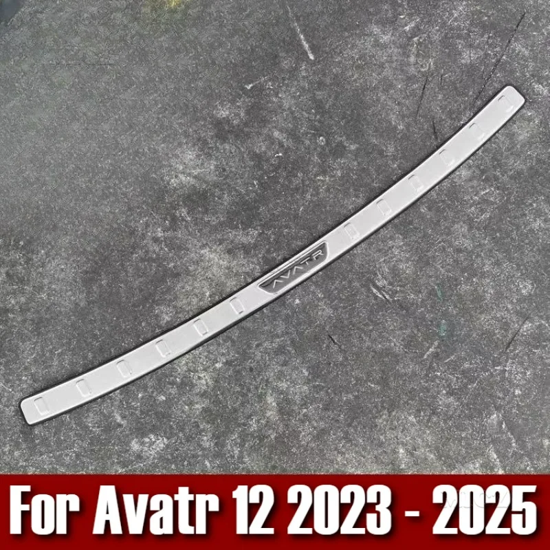 

For Avatr 12 2023 - 2025 Car Accessories Stainless Steel Car Door Sill Protector Trim Scuff Pedal Threshold Cover 1PCS