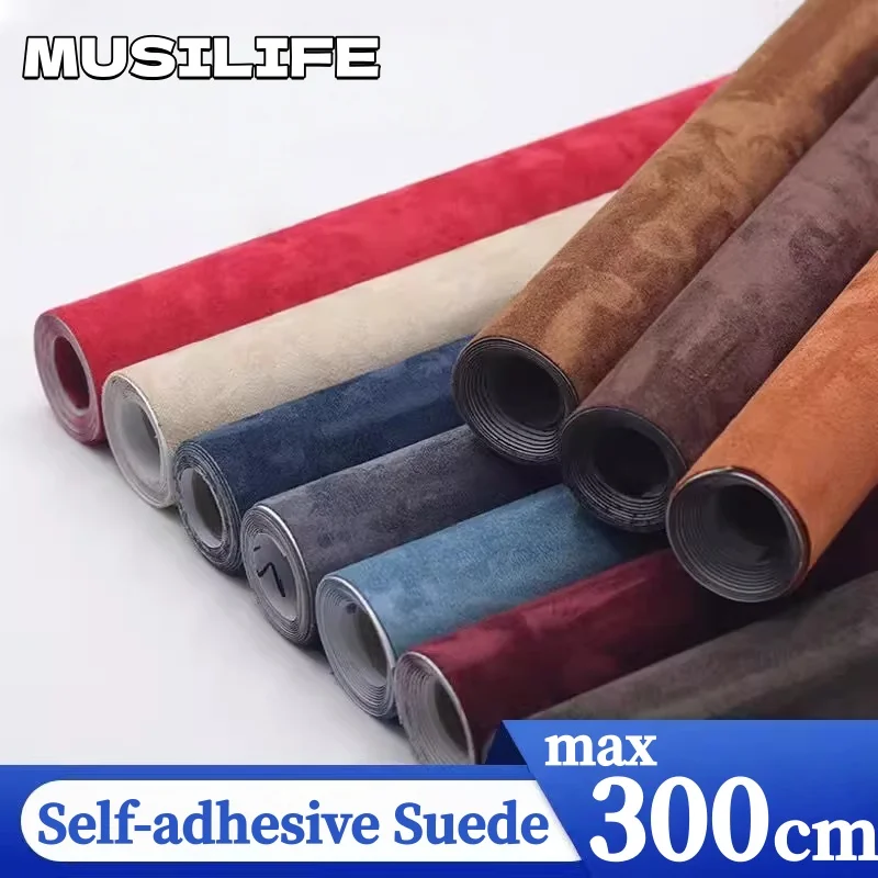 

Car Interior Self Adhesive Suede Fabric for Dashboard Door Panel Renovation Auto Decor DIY Material Upholstery Repair & Upgrade