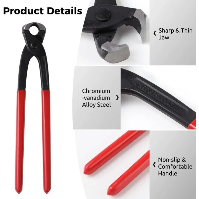 أداة سحب متعددة الوظائف، كماشة، كماشة القطع، أدوات النجارة، أداة سحب دباسة، مزيل أظافر الإبهام، أداة سحب أظافر مخلب القطط #4