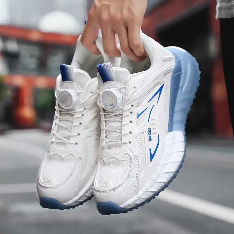 Tied Lace-up Basketball Sneakers 46 Size Casual Man Basketball Shoes Men's White Shose Sport High Brand Sapateneis Tenids