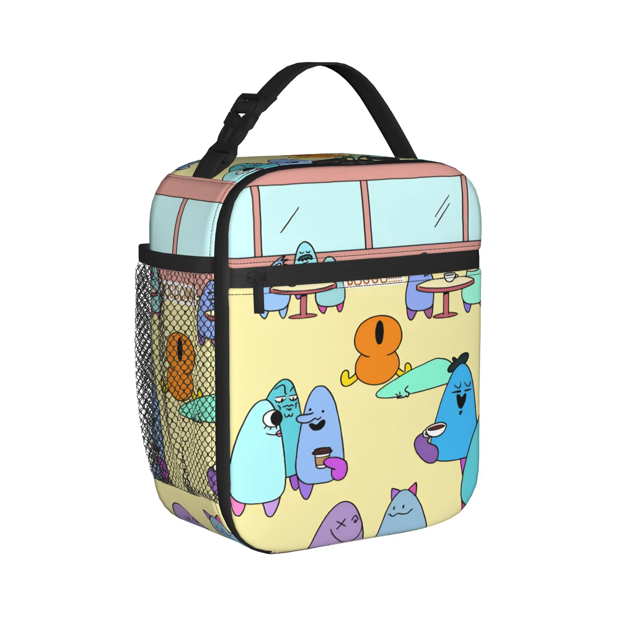 The Land of Boggs  Thermal Insulated Lunch Bag for Travel  Portable Bento Box Men Women Thermal Cooler Lunch Box