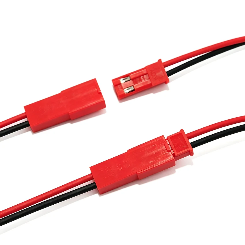 5pairs Male&Female Connector JST Plug Cable DIY 2 Pin Connectors Terminals 10pcs 150mm