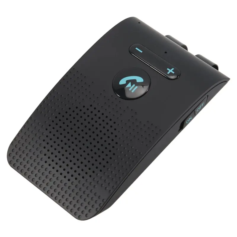 Customer Favorite Bluetooth 5.0 Handsfree Car Kit Hifi Speaker 2W Wireless Audio Receiver MP3 Music Player Noise Cancelling Sun