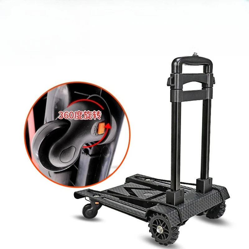 

Folding trolley trolley flatbed truck trailer trolley cart shopping shopping shopping truck with bag