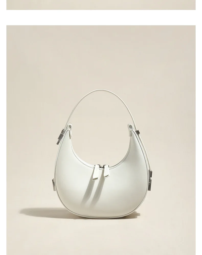 bolsos para mujeres tendencia 2024 Korean version of crescent bag trend half moon saddle shoulder underarm bag