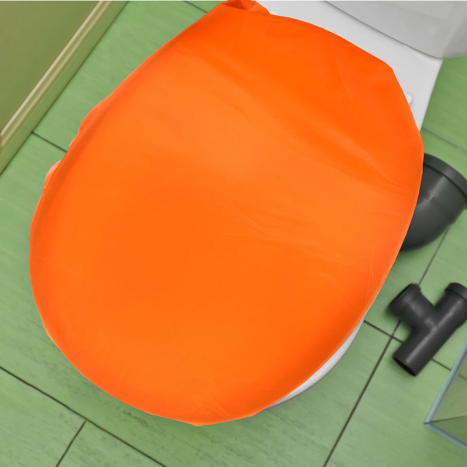 

Waterproof Lid Cover Soft Washable Reusable Bathroom Toilet Seat Protector Polyester Water Absorbent Toilet Accessory