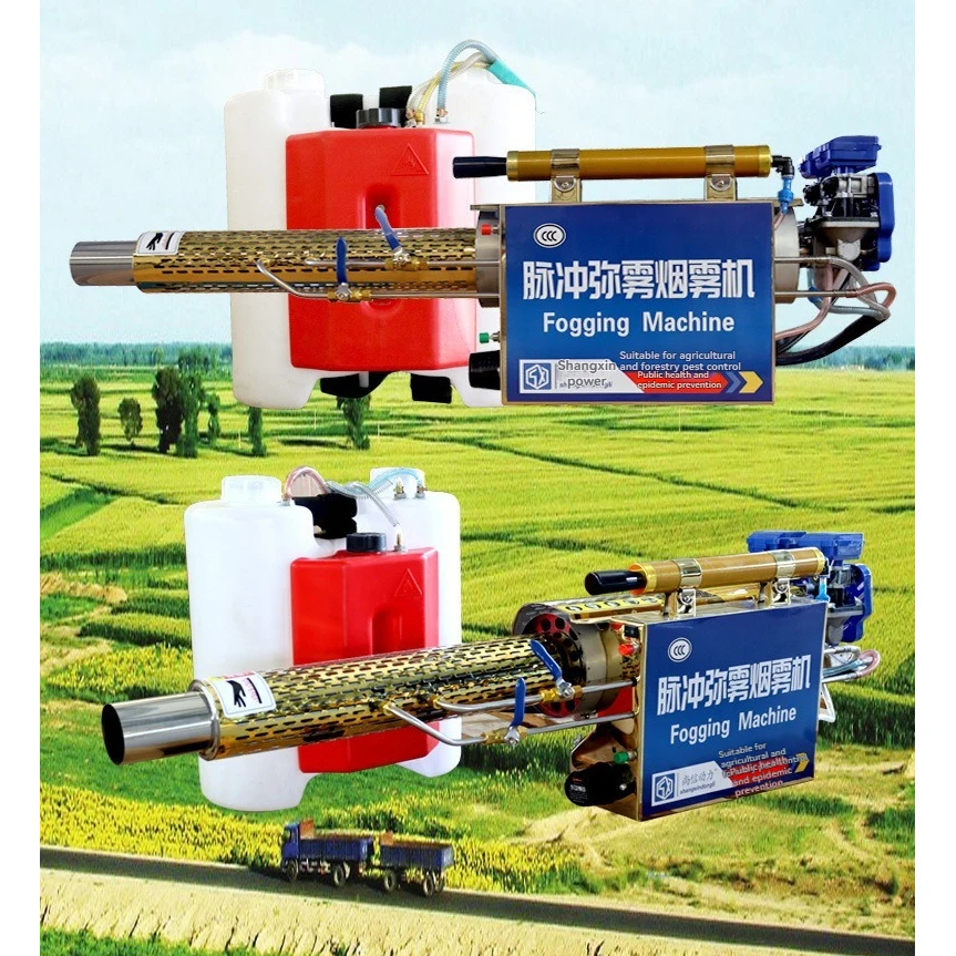Pulsed Water Mist Fogger Pesticide Sprayer for Agricultural Greenhouses Fruit Trees Paddy Fields Farm Spray Disinfection Equipme