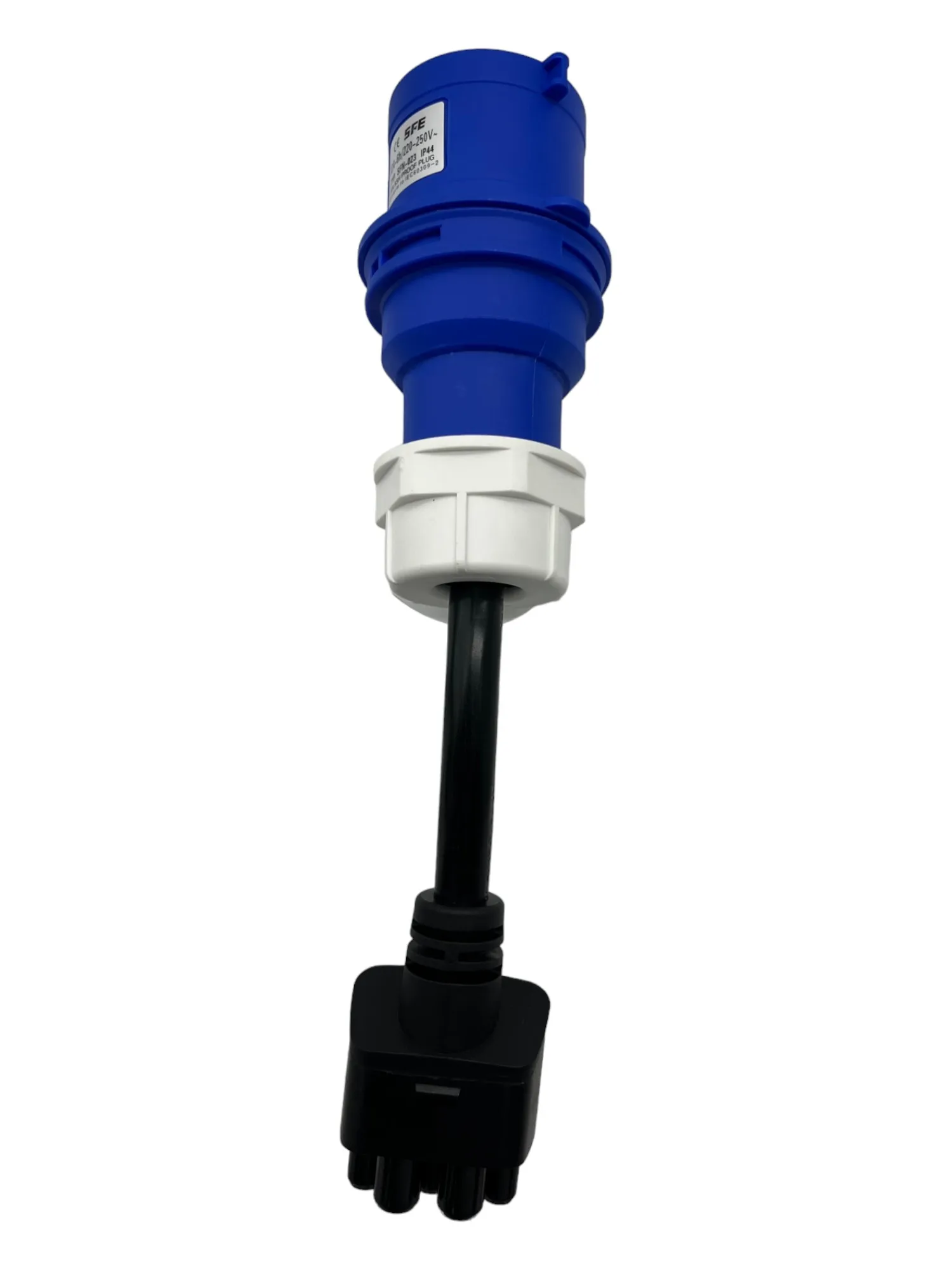 Für Tesla Modell 3 s y x blau cee ev einstellbarer Adapter Schnell ladegerät Verlängerung kabelst ecker 220v-250v 32a 3-polig eu