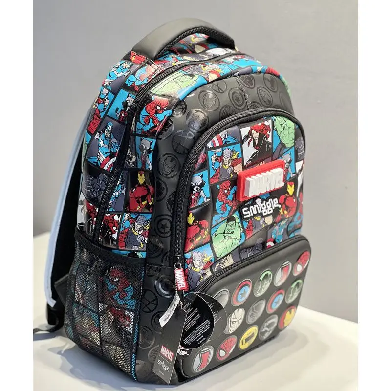 MINISO Disney marvel mochila escolar superhéroe para niños, Iron Man, mochila para estudiantes, mochila para niños