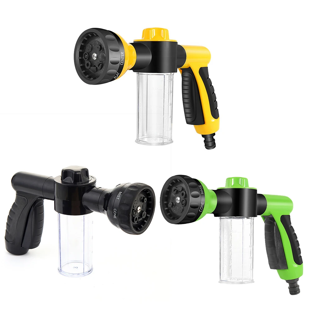 Garden Watering Jet Spray Portable Hose Nozzle Sprinkler Multifunctional Adjustable Soap Dispenser Bottle for Showering Pet