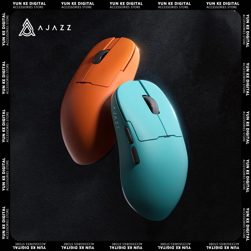 ajazz aj159 apex mouse sem fio tres modos paw3950 sensor base de carregamento 8k fps mouse para jogos leve 400mah pc gamer mac presente 01