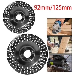 92mm/125mm Grinder Wheel Disc Wood Shaping Wheel Grinding Discs for Angle Grinders Woodworking Sanding Rotary Abrasive Tool